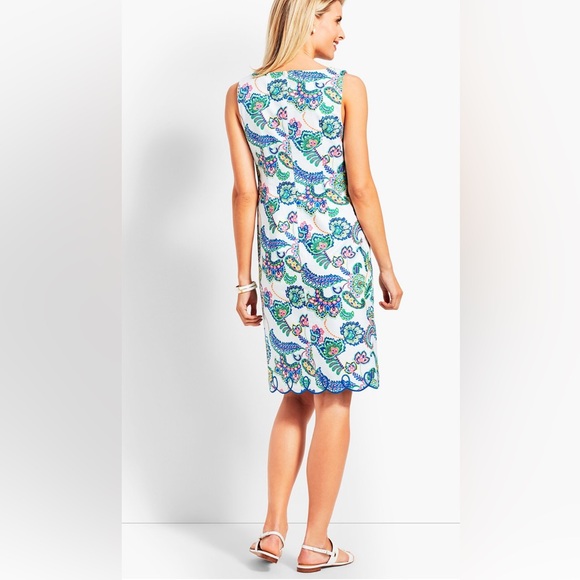 Talbots 6P Paisley Shift Dress - Picture 2 of 10